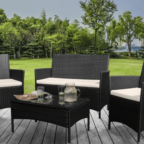 Roma Rattan Dining Set